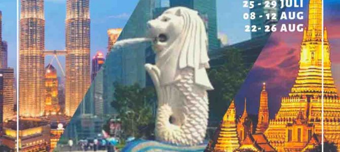Wisata Halal 3 Negara 2019 (Singapura,Malaysia,Thailand)