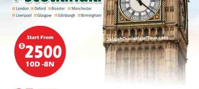 Halal Tour Inggris 2024