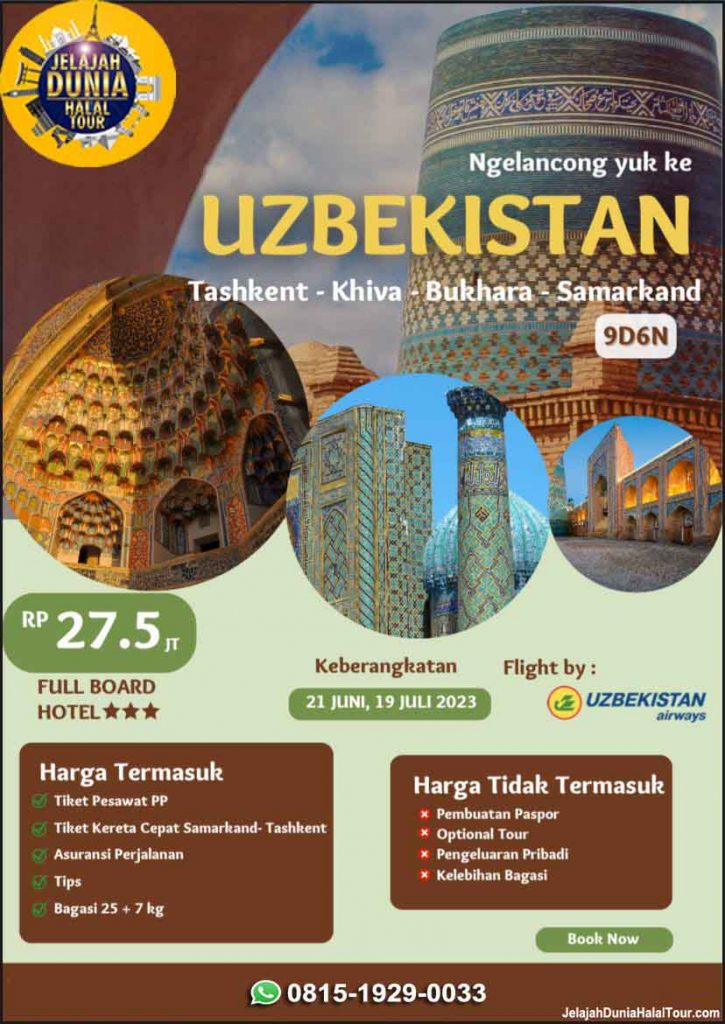 wisata halal uzbekistan 2023
